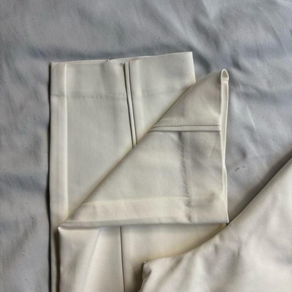 White Mango Slightly Cropped Chic Trousers - Picture 4 of 13